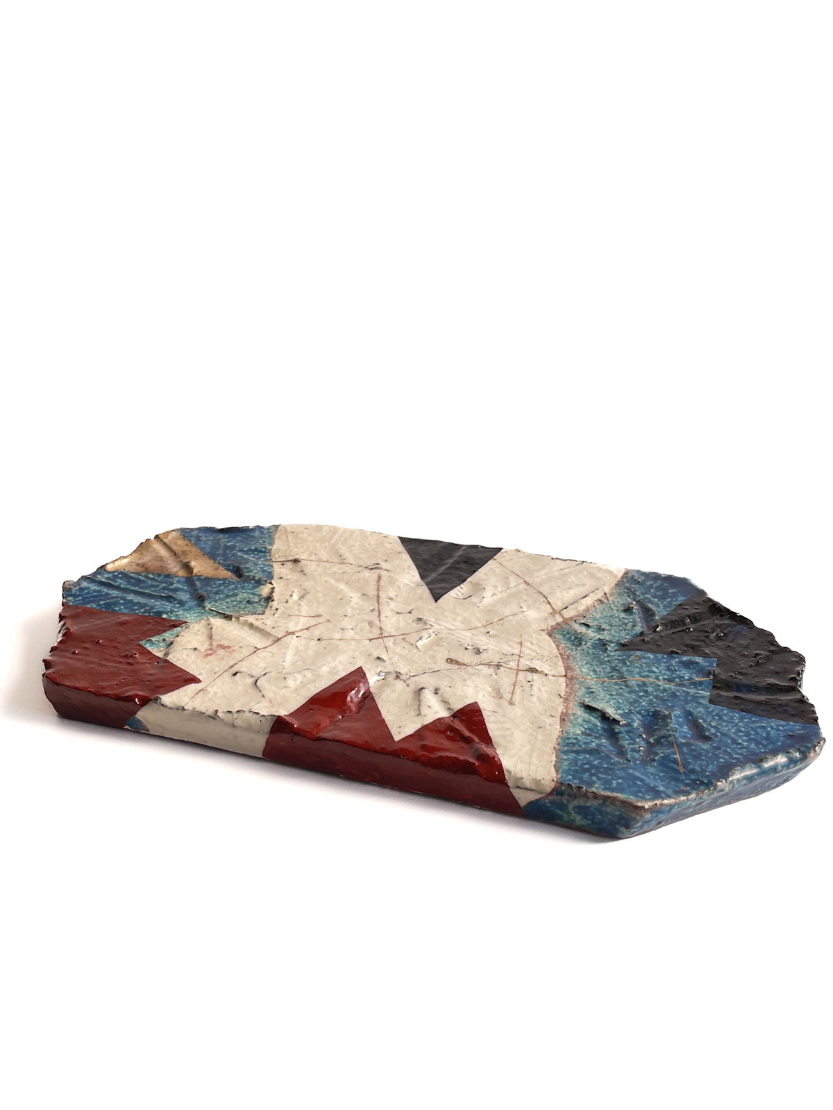 ANTARCTICA  abstract rectangular ceramic plate