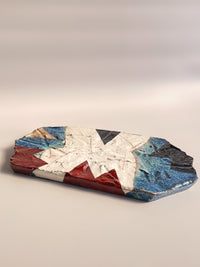 ANTARCTICA  abstract rectangular ceramic plate