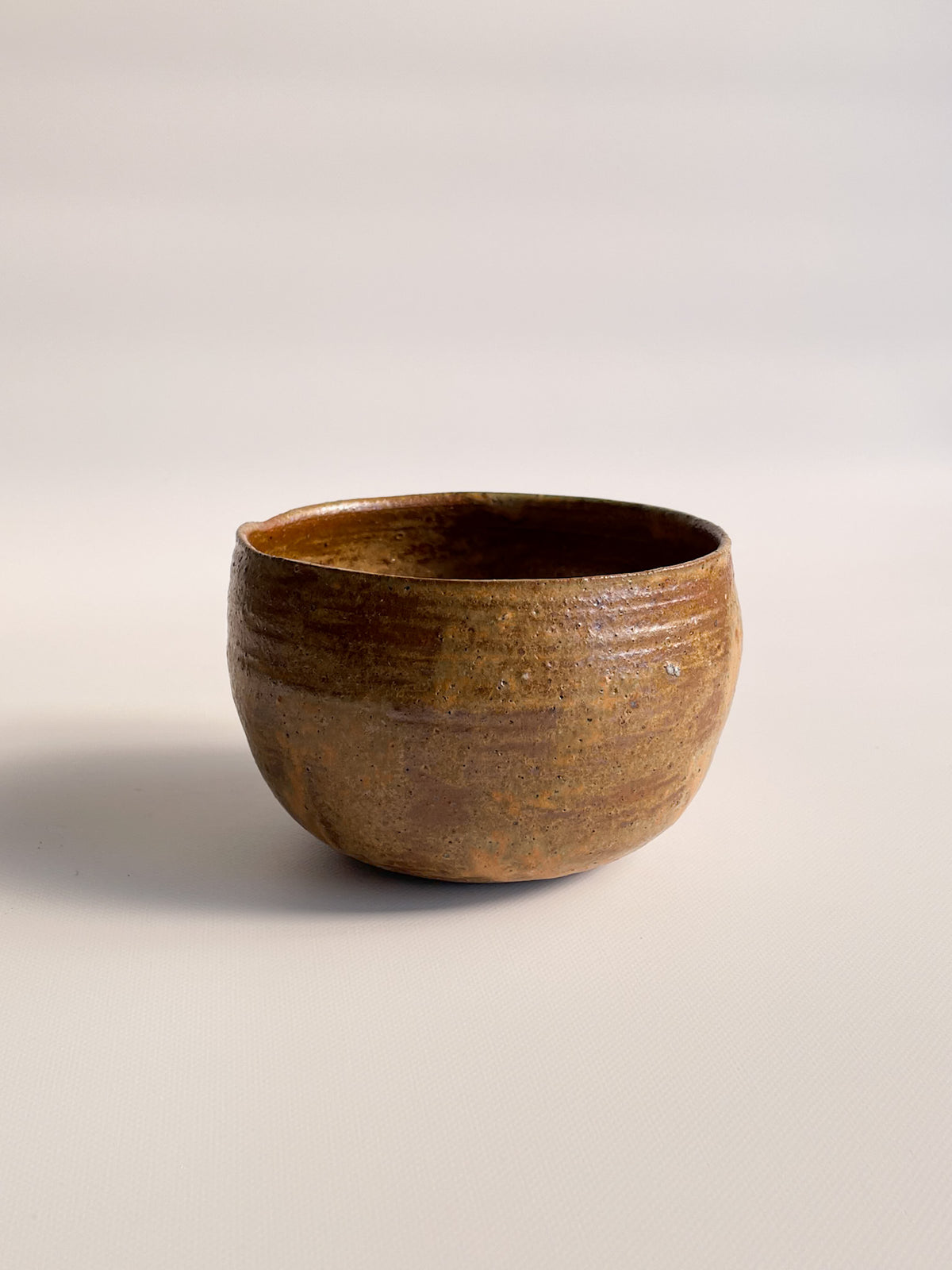 Brown tea bowl