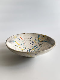 Pollock Style Shallow Bowl