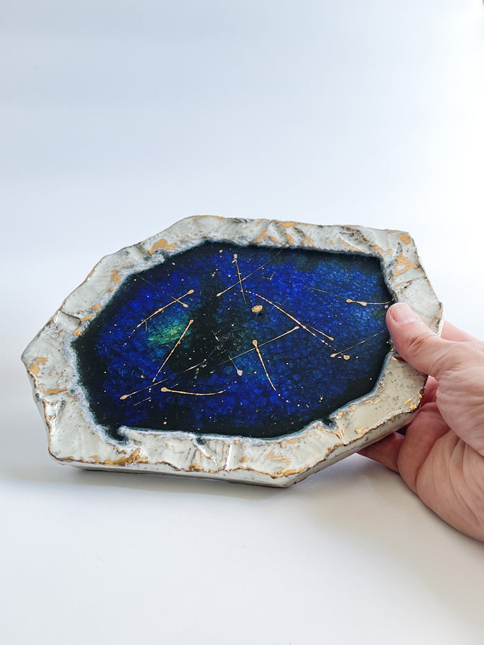 57 UNIVERSE blue sky and stars plate #2