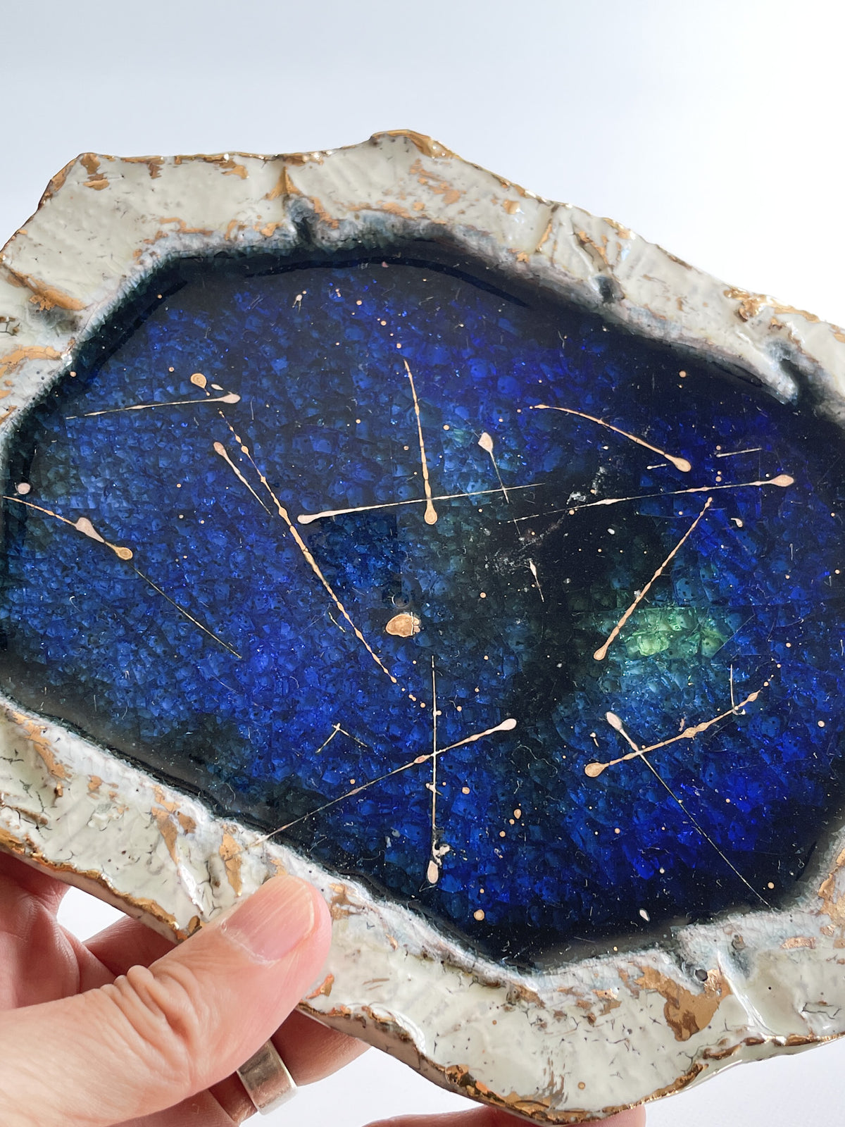 57 UNIVERSE blue sky and stars plate #2